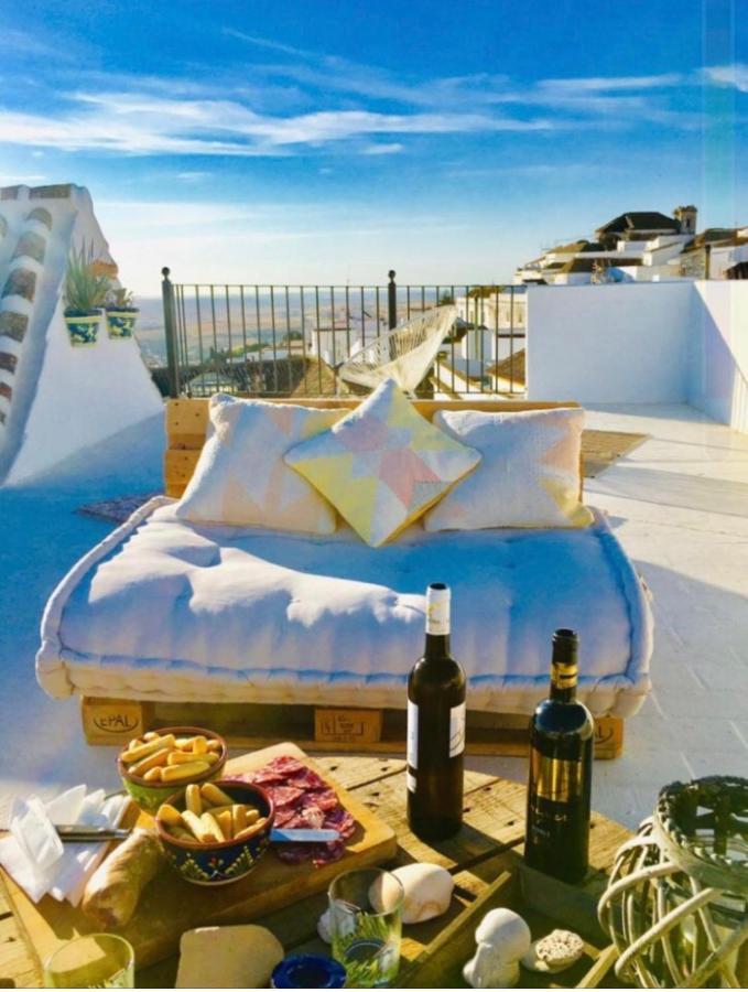 Casa Antigua - Terraza Con Vistas Al Mar Bed & Breakfast Медина Сидония Екстериор снимка